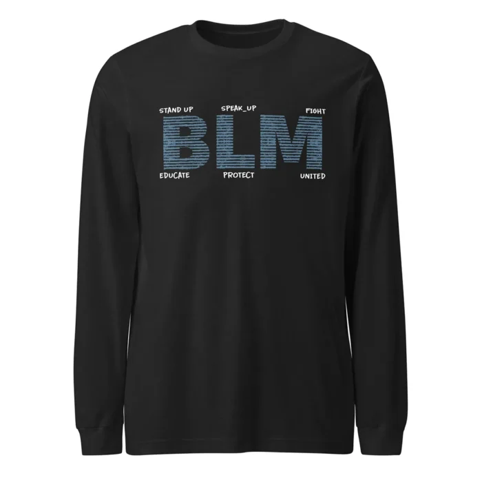 BLM Black Lives Matter Long Sleeve Tee