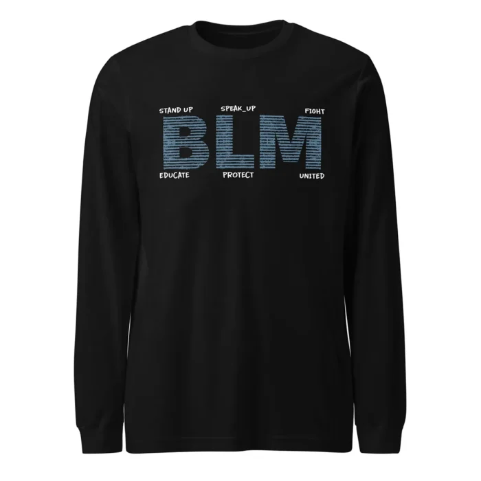 BLM Black Lives Matter Unisex Long Sleeve Tee