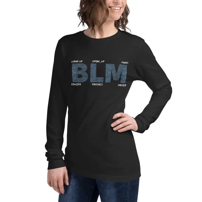 Black Lives Matter BLM Long Sleeve Tee