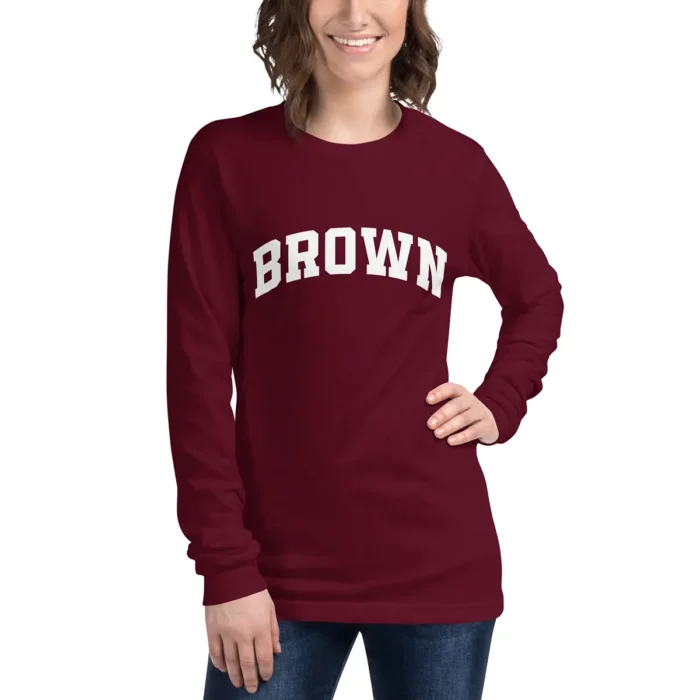 Brown Long Sleeve Tee
