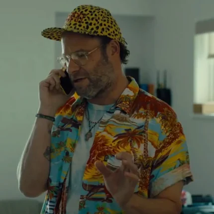 Platonic Seth Rogen Palm Tree Printed Shirt